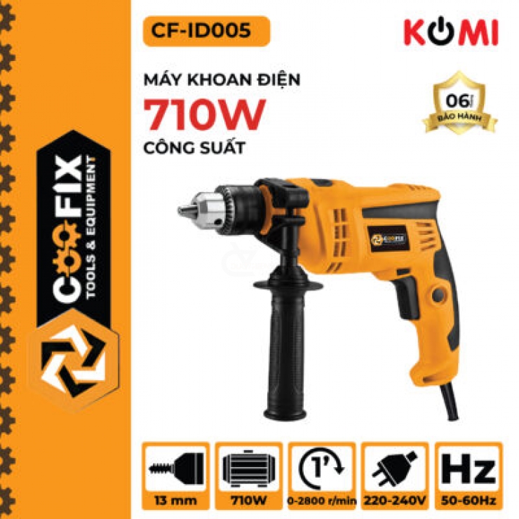 Máy khoan điện 13mm Coofix CF-ID005 710W