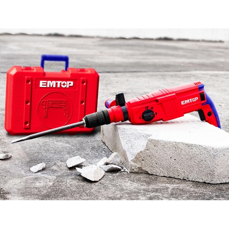Máy khoan bê tông Emtop ERHRL802 ( 3 chức năng )