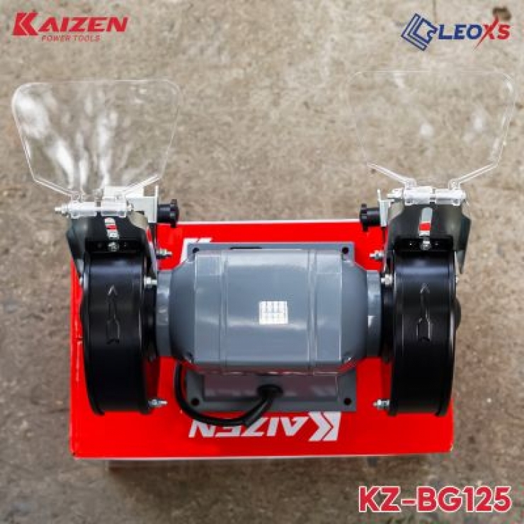 Máy mài 2 đá 200W Kaizen KZ-BG125 Ф125 x 25 x Ф32mm