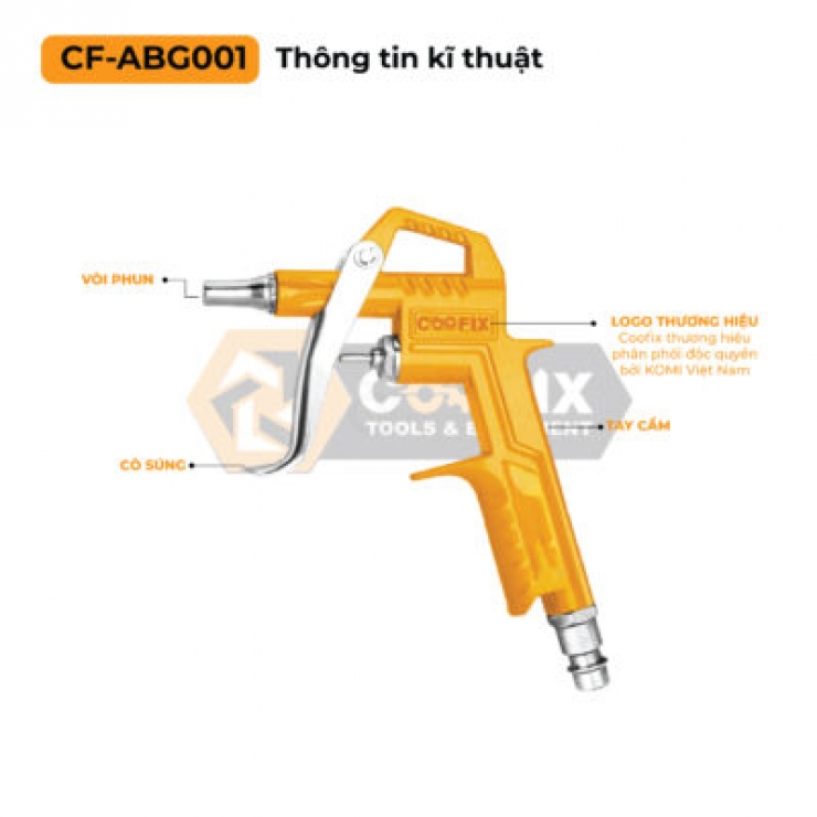 Súng xịt khí nén Coofix CF-ABG001
