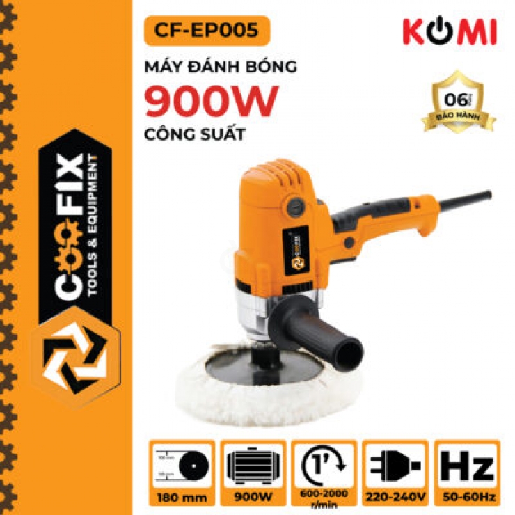 Máy đánh bóng 900W Coofix CF-EP005 180mm