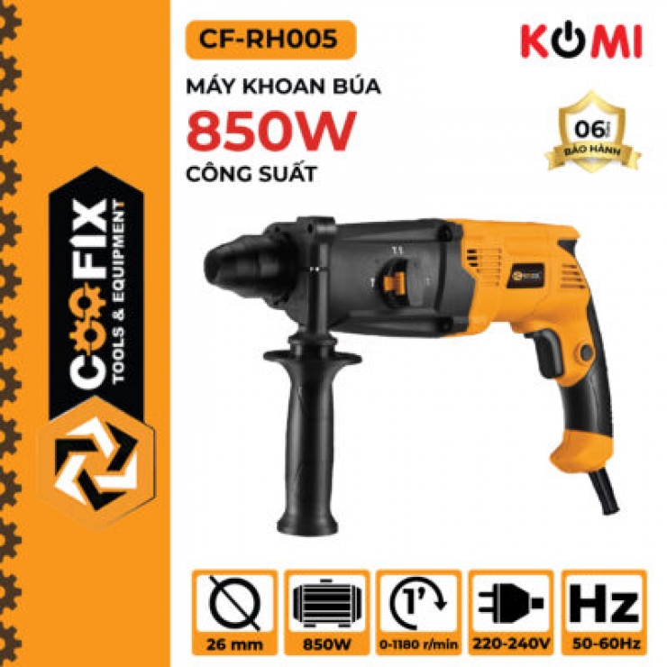 Máy khoan động lực 850W Coofix CF-RH005