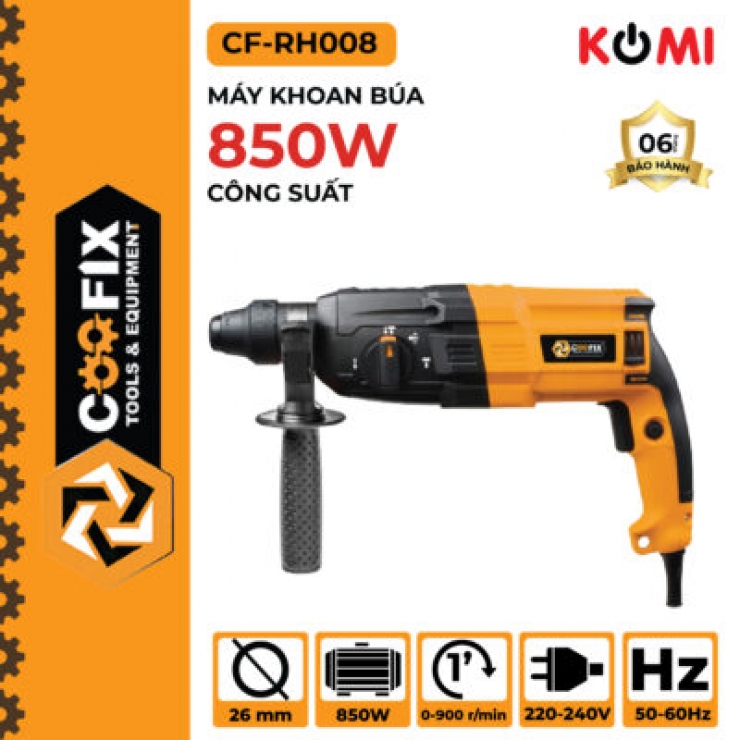Máy khoan động lực 850W Coofix CF-RH008