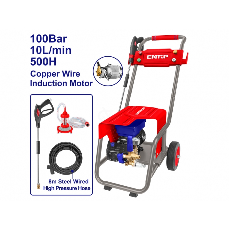 Máy rửa xe công nghiệp 2.4kW Emtop EHPW30018