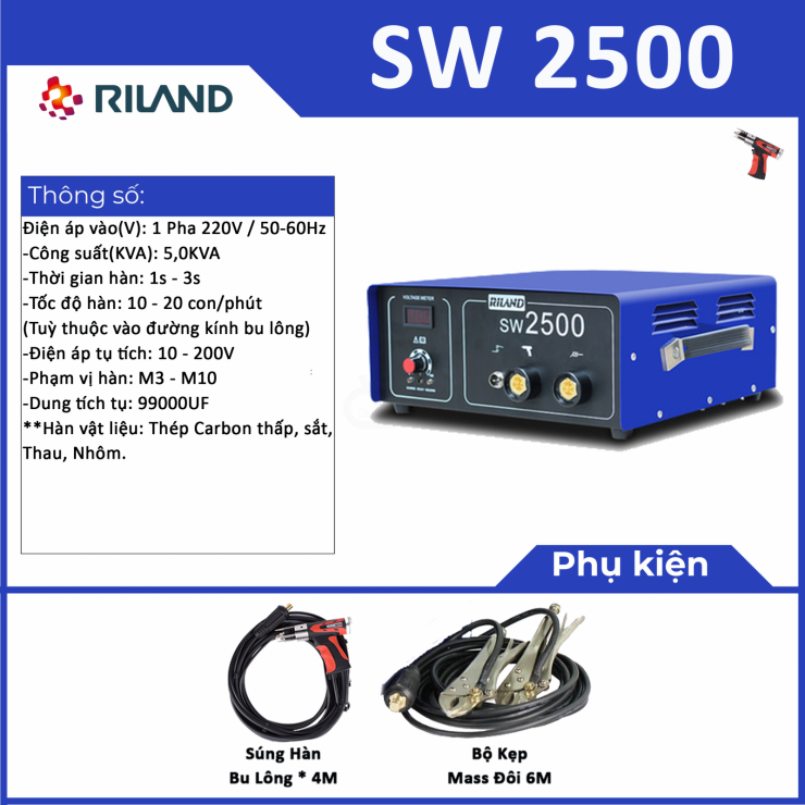 Máy hàn Bulong Riland SW 2500 Professional