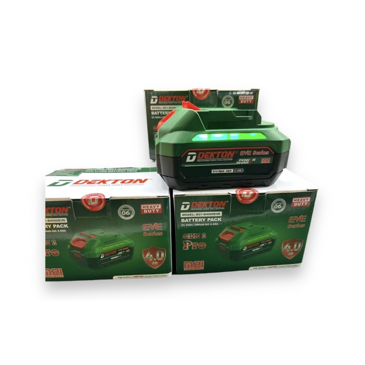 Pin 21V Dekton M21-B4000M 10cell 4Ah