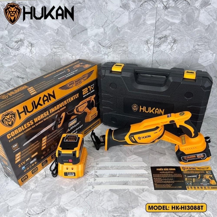 Combo Máy cưa kiếm dùng pin Hukan HK-HI3088T