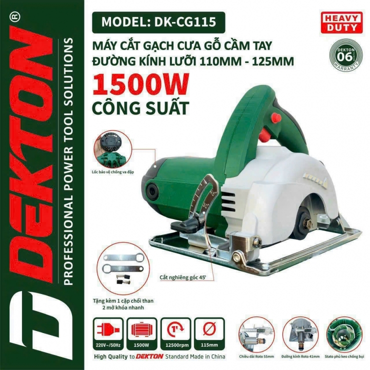 Máy Cưa Gỗ Dekton DK-CG18501