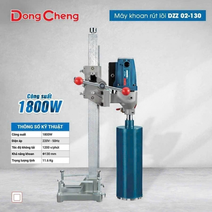 Máy Khoan Rút Lõi 90mm Cầm Tay DongCheng DZZ90