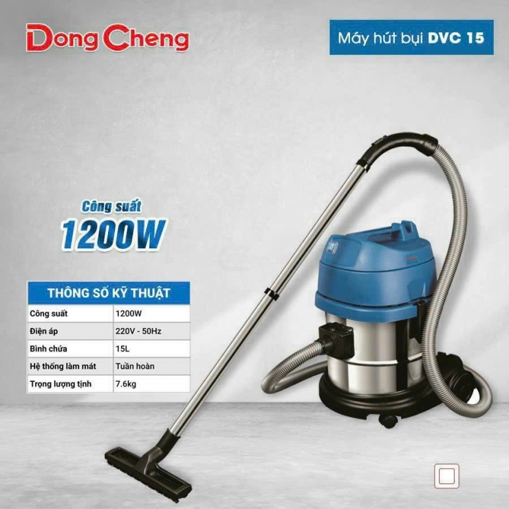 Máy hút bụi khô & ướt Dongcheng DVC15