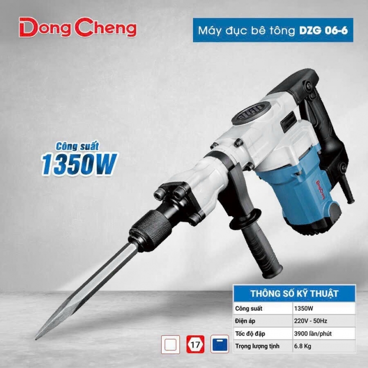 Máy đục bê tông 17mm Dongcheng DZG06-6 