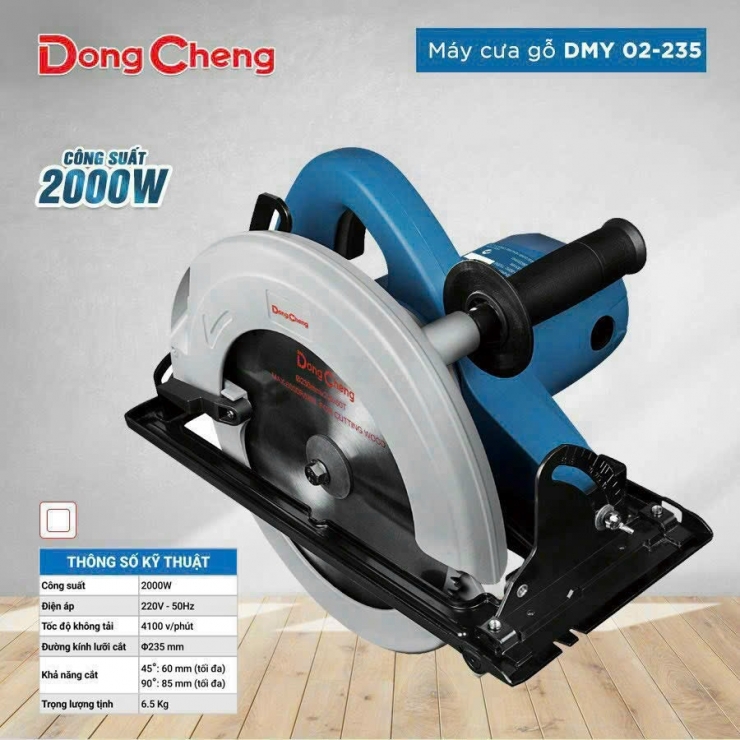Máy cưa gỗ Dongcheng DMY 02-185  1100W 185mm