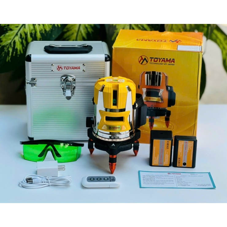 Máy Cân Bằng Laser Toyama T-888V ( 5 tia xanh siêu sáng )