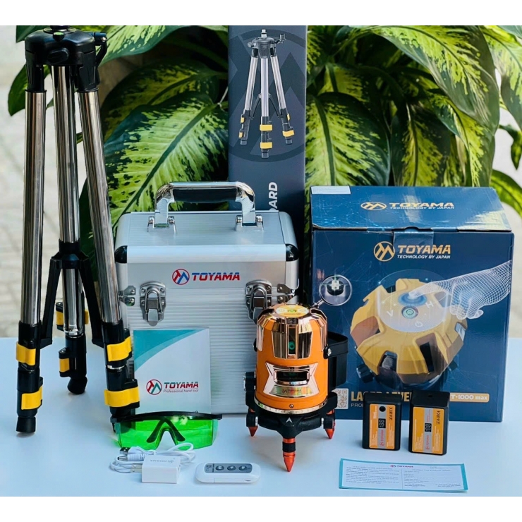 Máy Cân Bằng Laser 5 Tia Toyama T-1000MaxC Cao Cấp