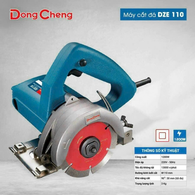 Máy cắt gạch 110mm Dongcheng DZE110 