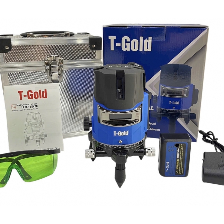 Máy Cân Bằng Laser T-Gold T-102 ( 5 tia Xanh )