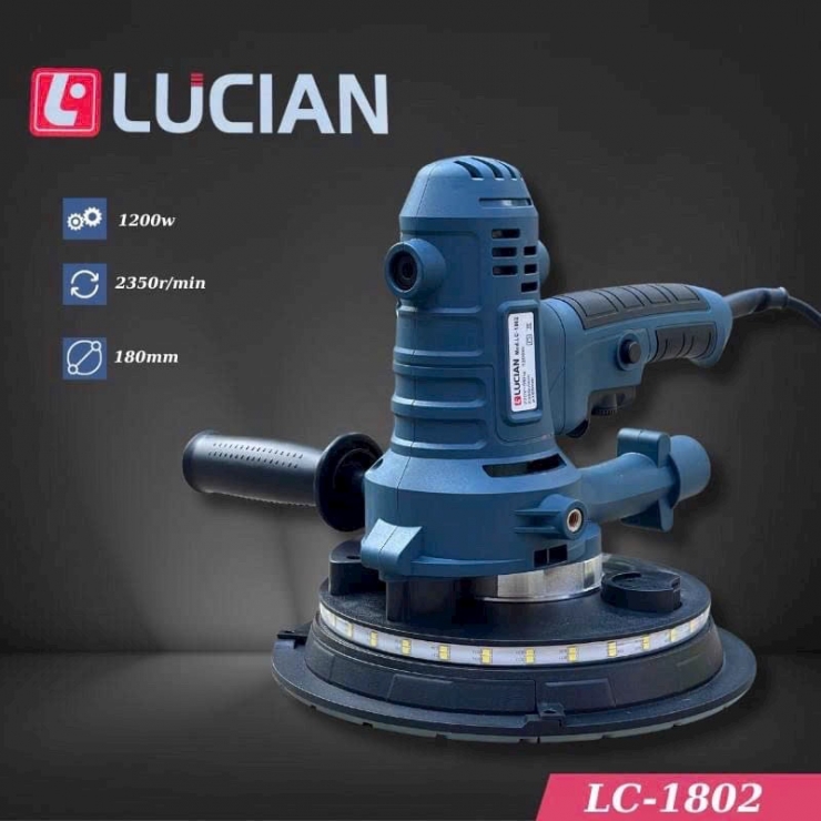 Máy Chà Nhám Tường Đèn Led LUCIAN LC-1802
