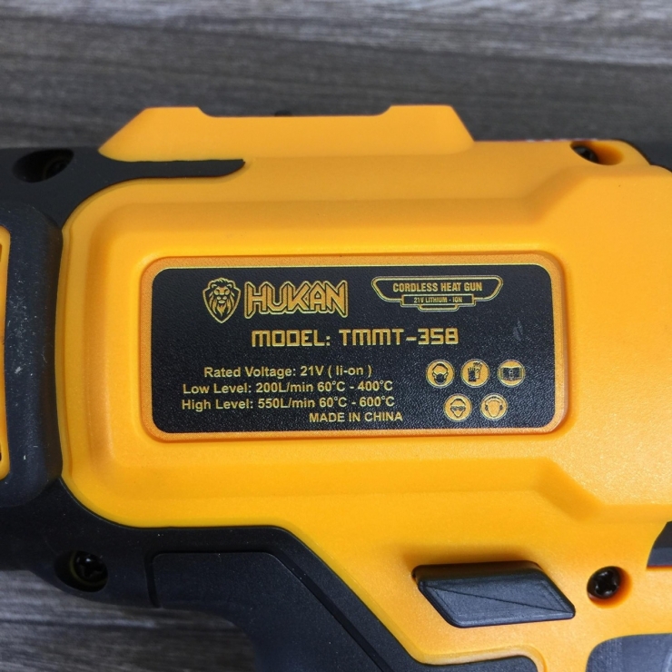 Thân Máy Khò Nhiệt Dùng Pin Hukan TMMT-358 ( Chưa Pin & Sạc )