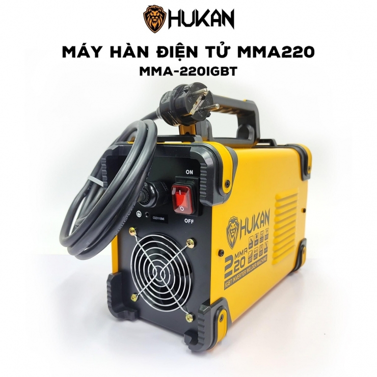 Máy Hàn Điện Tử Hukan MMA-220IGBT ( chuyên que 3.2mm )