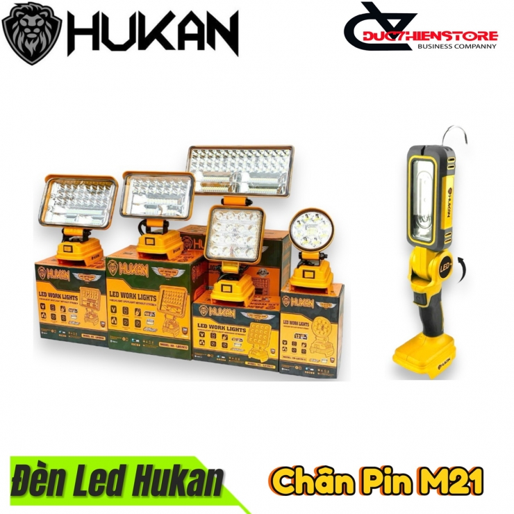 Thân đèn 30led 48W Hukan HK-LB4IN48 ( Chưa Pin & Sạc )
