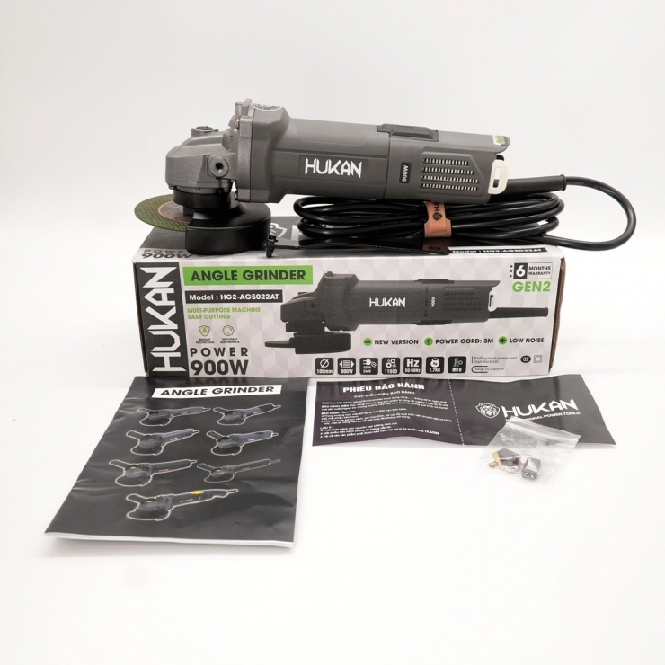Máy Mài Góc 100mm Hukan HG2-AG5022AT 900W