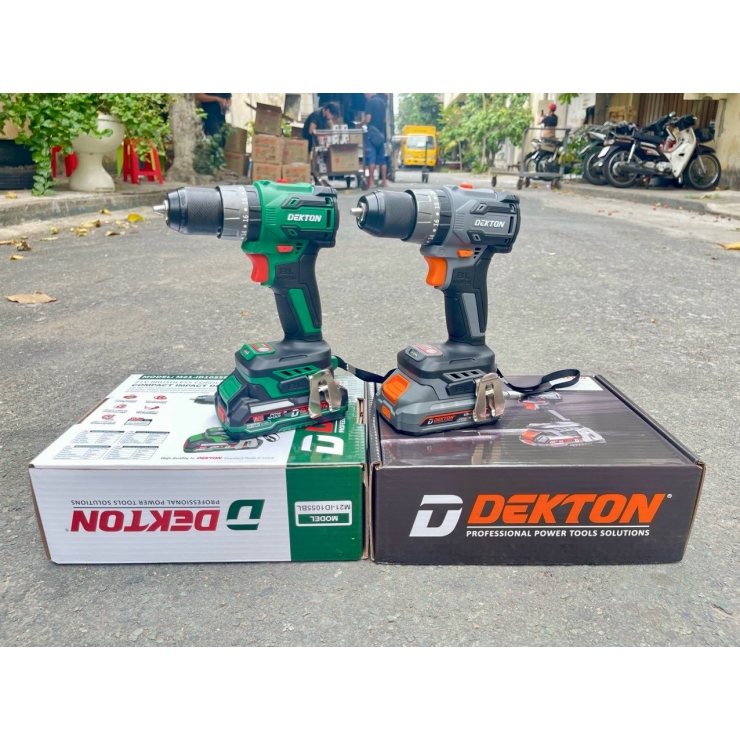 Máy khoan Pin 21V Dekton M21-ID1055BL Brushless