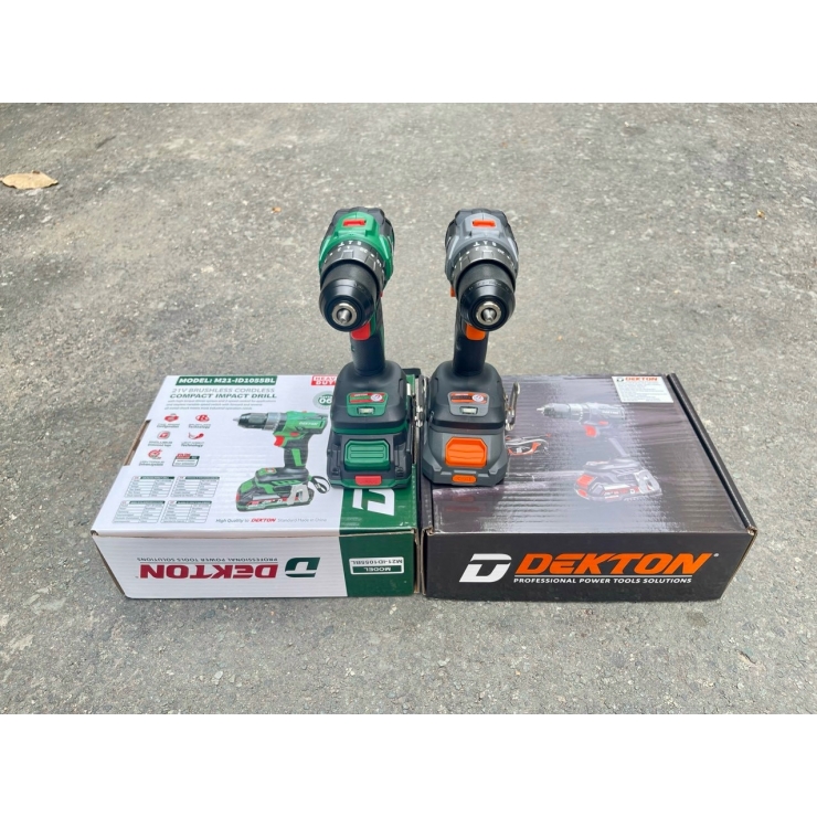 Máy khoan Pin 21V Dekton M21-ID1055BL Brushless