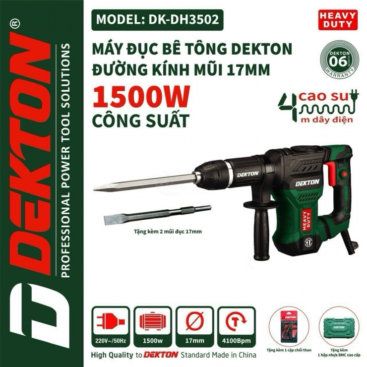 Máy Đục Bê Tông Dekton DK-DH3502