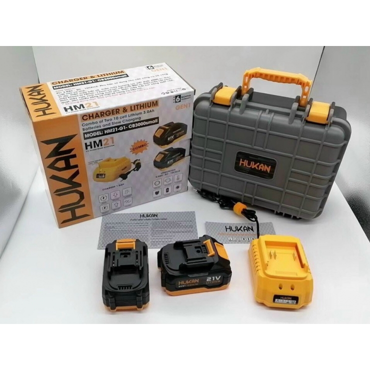 Pin Hukan HM21-G1-CB3000small ( Combo 2 Pin + Sạc + Thùng )