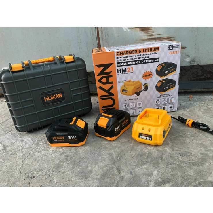Pin Hukan HM21-G1-CB3000small ( Combo 2 Pin + Sạc + Thùng )