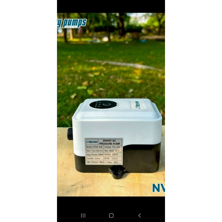 Máy bơm tăng áp mini 150W NAVY NV24-20E ( điện tử DC24V )