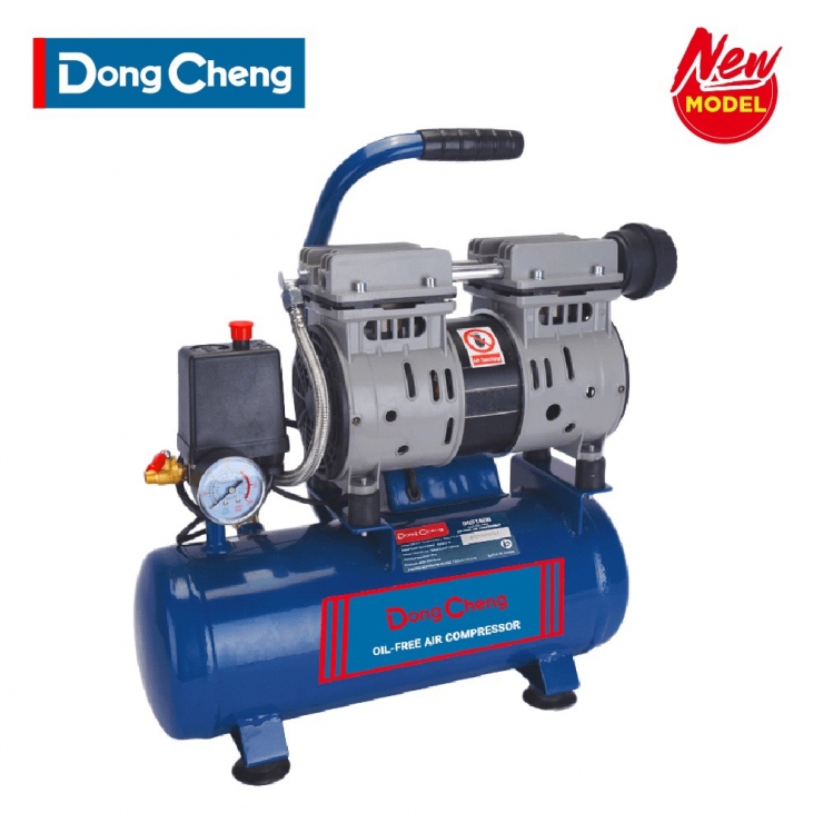 Máy Nén Khí Không Dầu DONGCHENG DQE 1608 ( Bình 8 Lít )