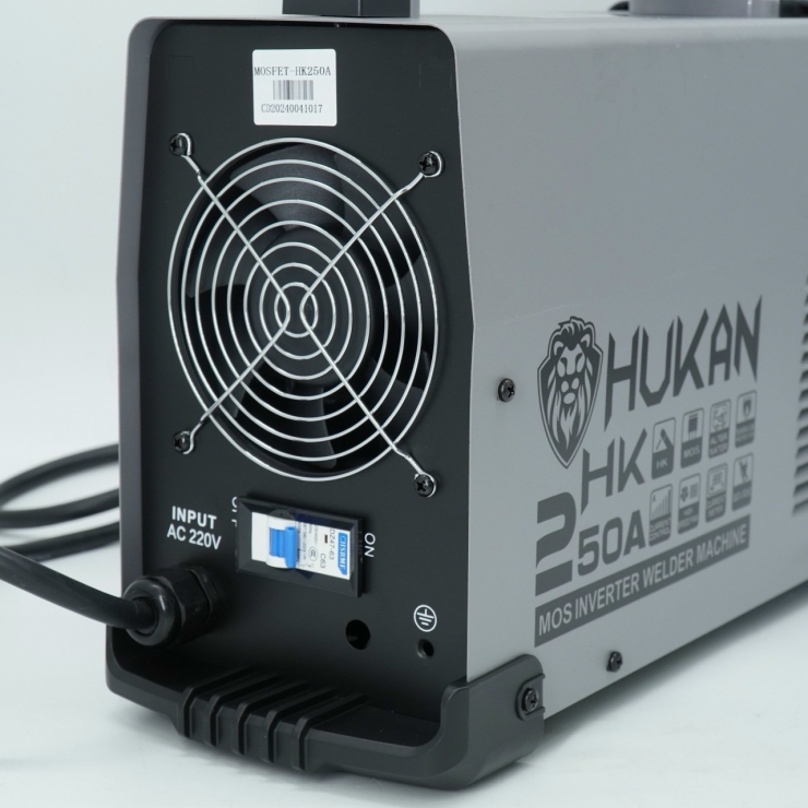 Máy hàn điện tử 250A Hukan MMA-250mos 3 bo