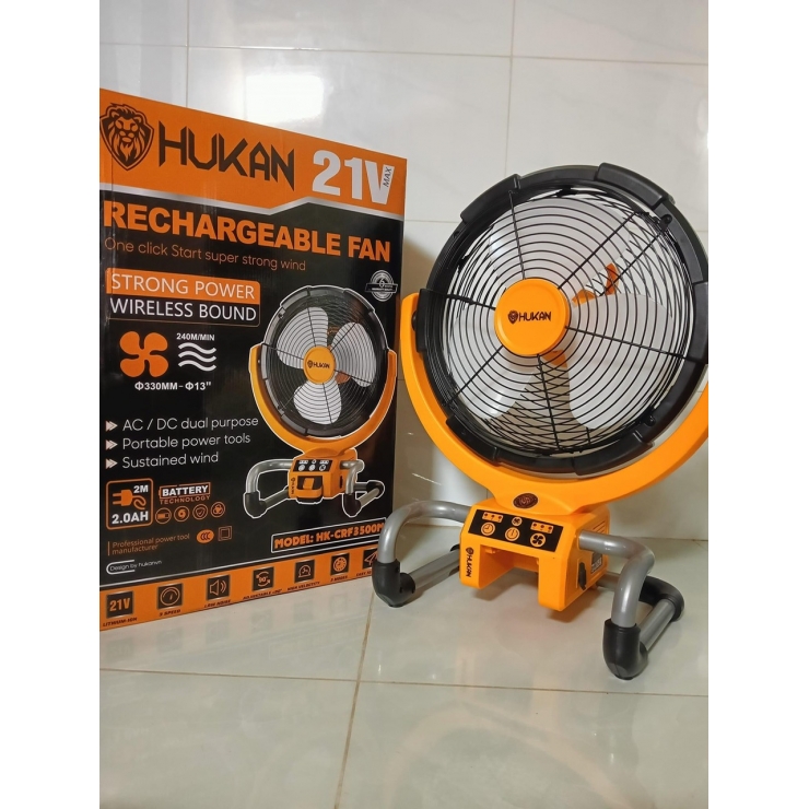 Thân Máy Quạt Pin Hukan HK-3500M ( Dùng Cả Pin Và Điện )