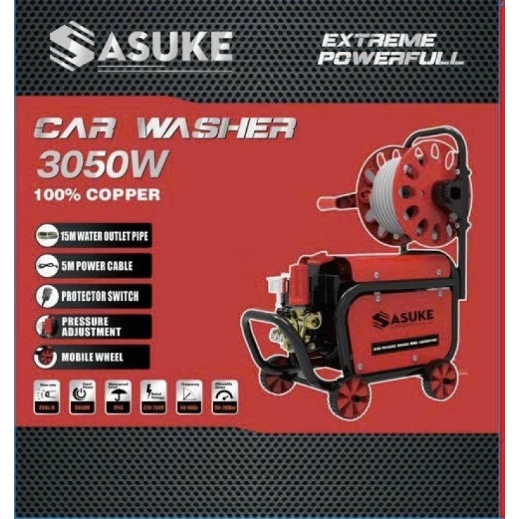 Máy Rửa Xe Cao Áp 200 Bar SASUKE SSK3050-PLUS 3050W