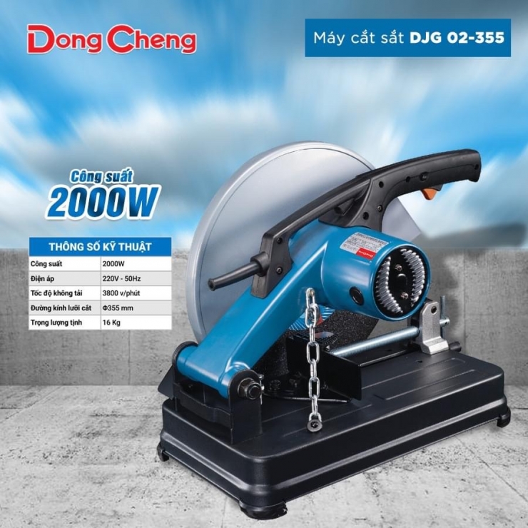 Máy cắt sắt bàn 2000W Dongcheng DJG 02-355