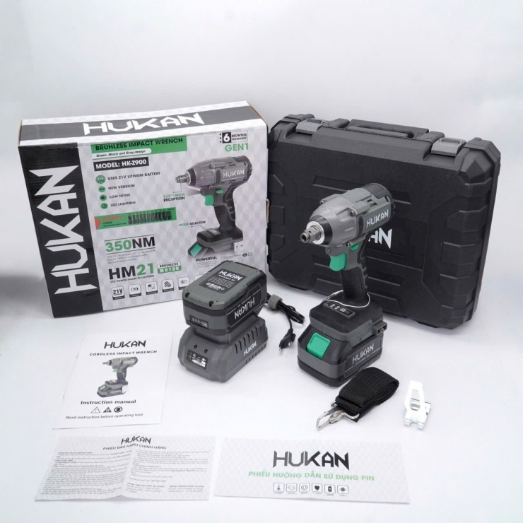 Máy Siết Bulong Pin Hukan Hk-Z900