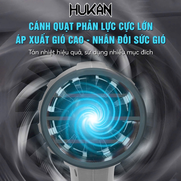 Máy thổi phản lực Pin 21V Hukan G2TPL-F1 Brushless