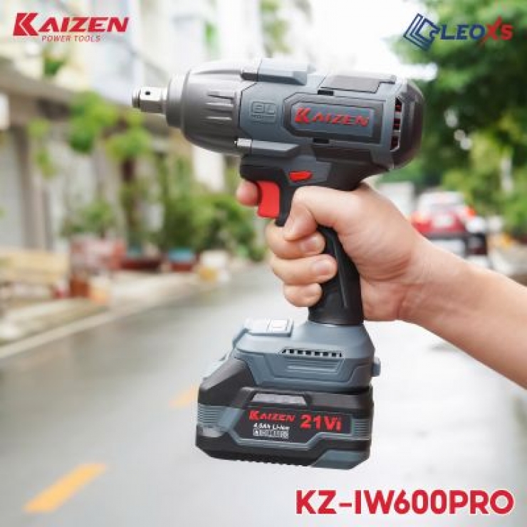 Combo Máy siết bulong 600Nm Pin 21V Kaizen KZ-IW600PRO Brushless