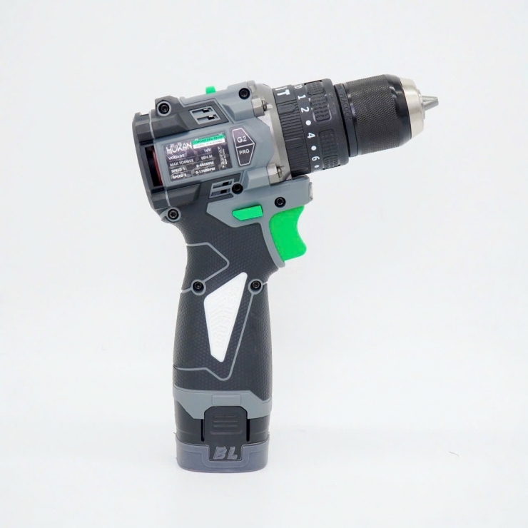 Combo máy khoan pin 10mm Hukan H16-G2C-Q2 ( màu cafe )