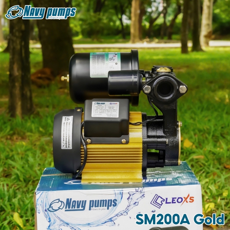 Máy bơm tăng áp 375W Navy SM200A Gold Series