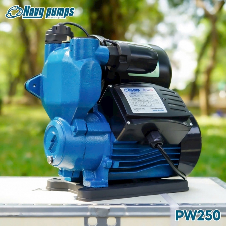 Máy bơm tăng áp 250W Navy PW250 ( Điện Tử )