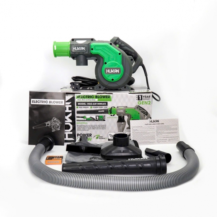 Máy thổi bụi & hút bụi Hukan HG2-AB10000LUX 1000W