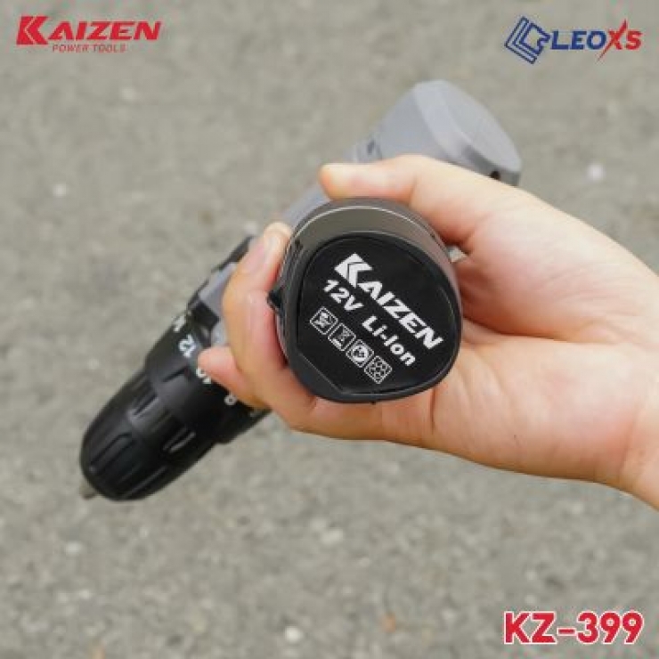 Combo máy khoan Pin 10mm 12V  Kaizen KZ-399