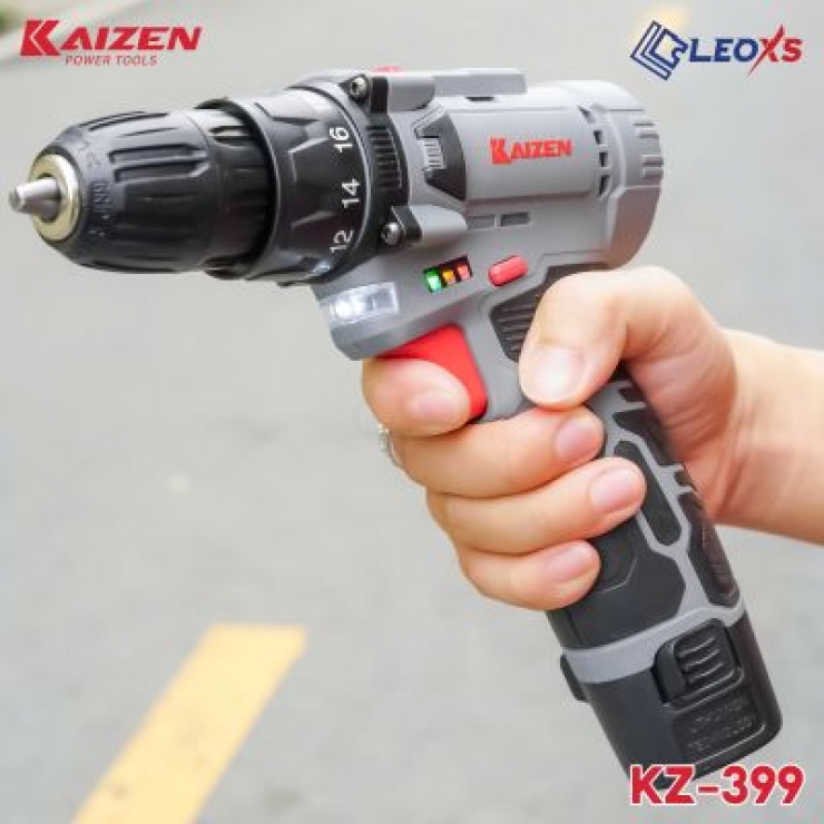 Combo máy khoan Pin 10mm 12V  Kaizen KZ-399