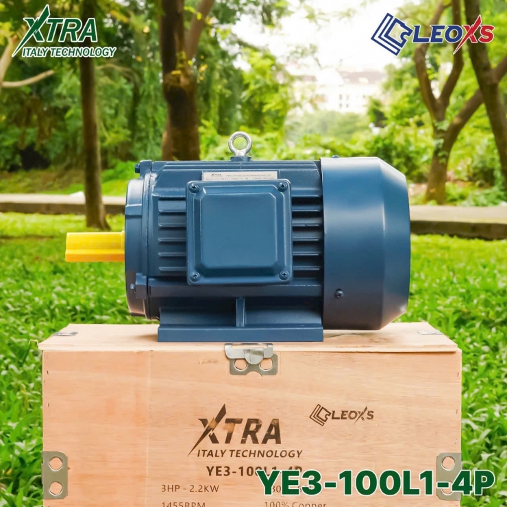 Motor Điên 380V 3HP XTRA YE3-100L1-4P