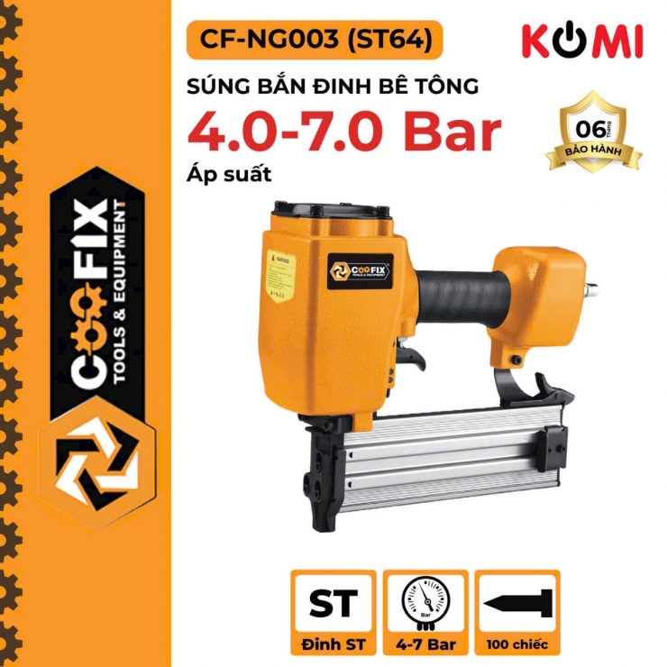 Máy Bắn Đinh Bê Tông Khí Nén COOFIX CF-NG003 ( ST 64 )
