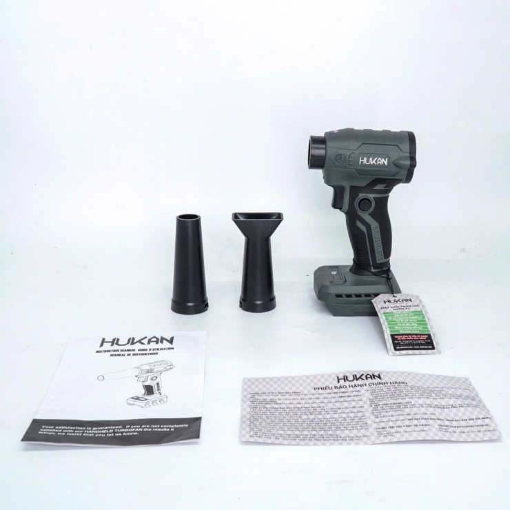 Máy thổi phản lực Pin 21V Hukan G2TPL-F1 Brushless