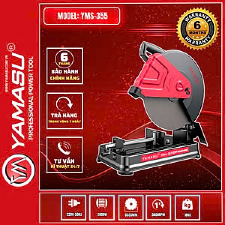Máy Cắt Sắt Bàn 2800W Yamasu YMS-355