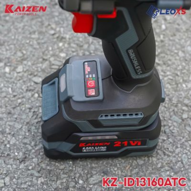 Máy khoan Pin 21V 160Nm Kaizen KZ-ID13160ATC Brushless